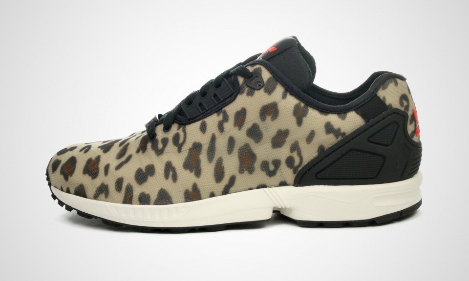 adidas zx flux leopard solde